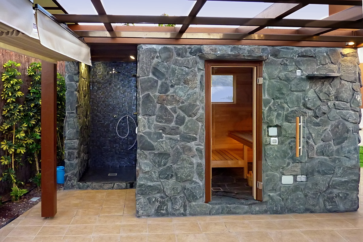 Sauna Eingangsbereich