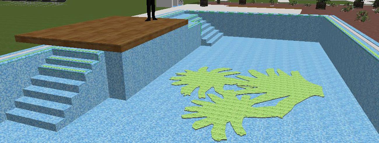 3D Entwurf Mosaikbilder 