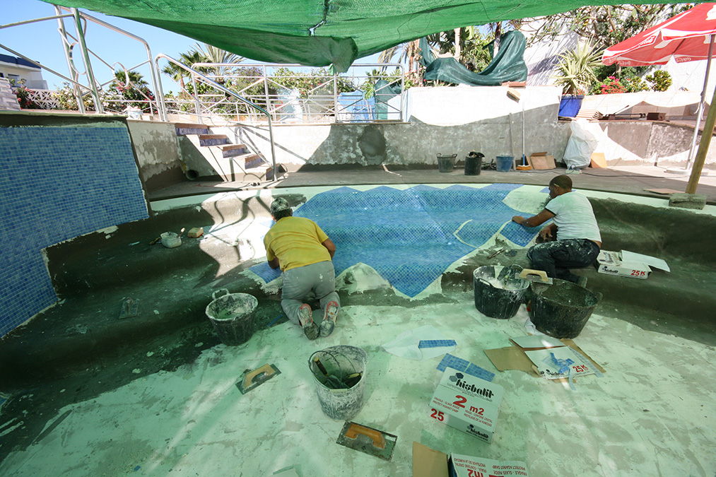 Instalacion de mosaicos 