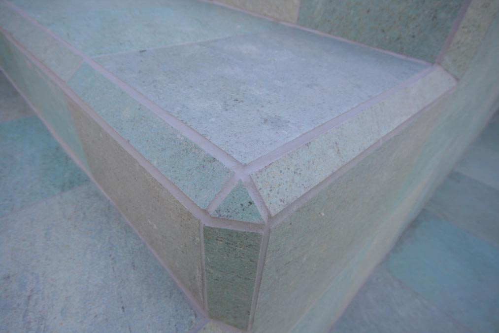 Esquina escalon mosaico