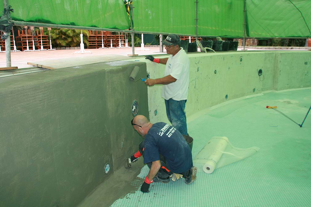 Aplicacion cuidadosa del cemento