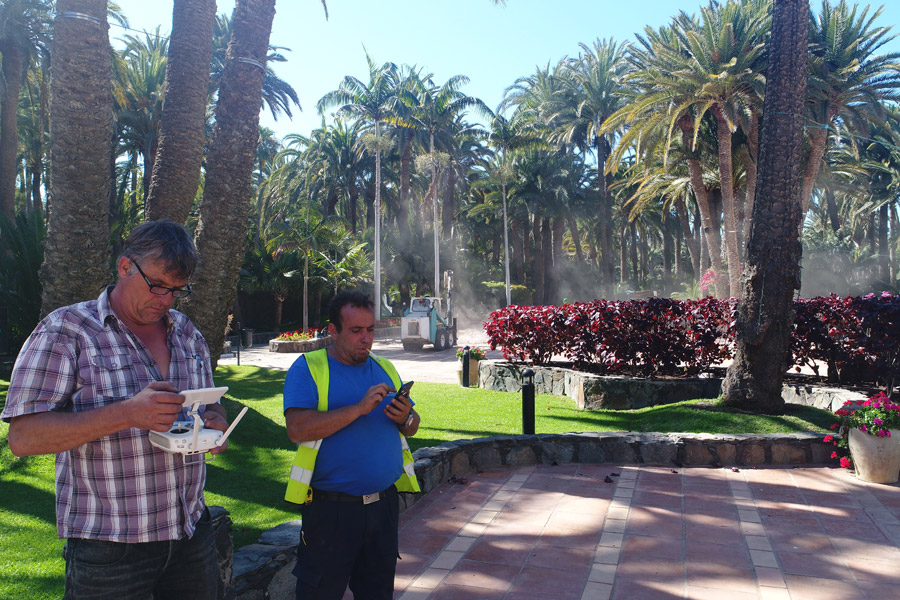 Baukontrolle  mit Drohne