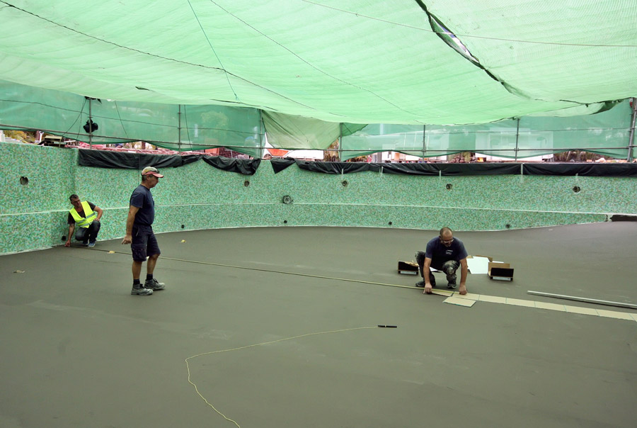 Verlegemuster einmessen