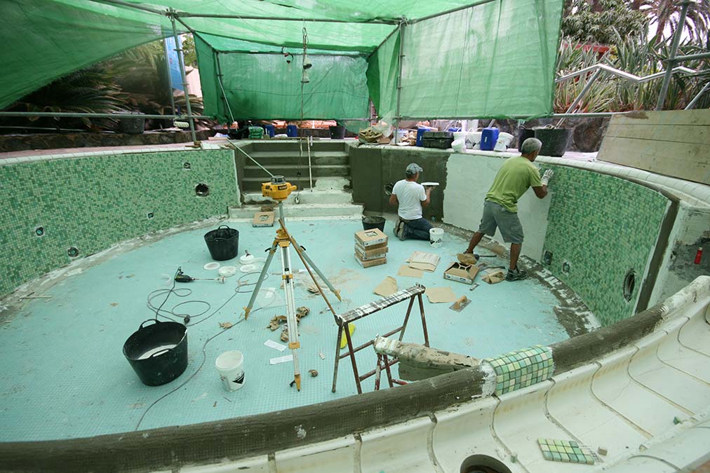 Colocacion del nuevo material 