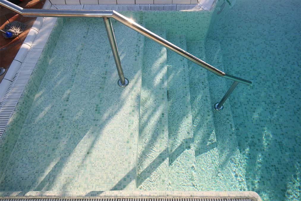 Mosaicos de la escalera