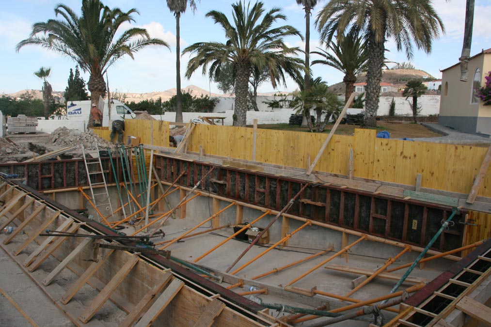Construccion estuctura piscina 
