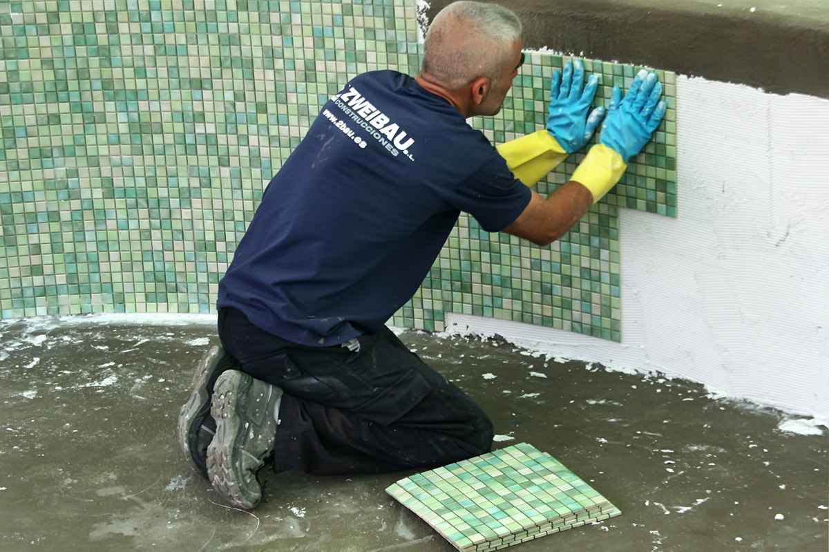 Neues grünes Mosaik