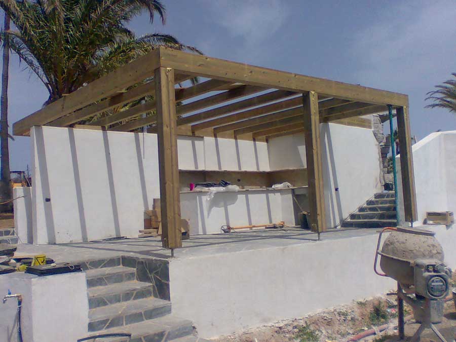 Construccion estructura madera