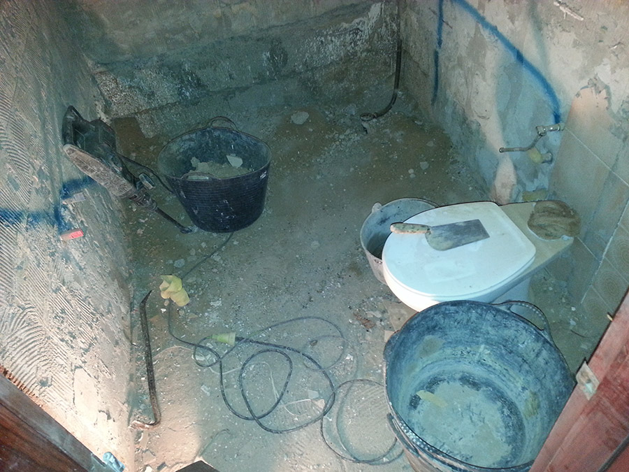 Preparacion material construccion