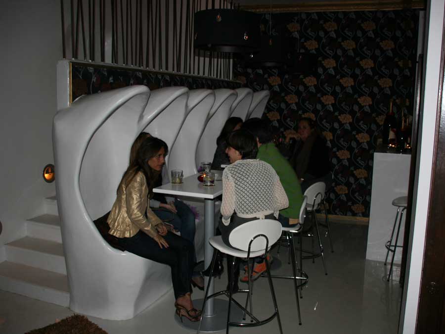 Sillas modernas curvas